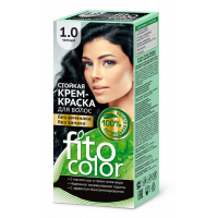 Крем-краска стойкая для волос Fitocolor цвета черный Крем-краска стойкая для волос Fitocolor цвета черный