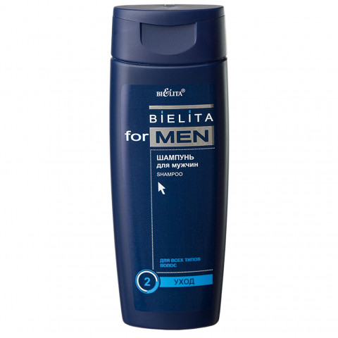 Шампунь для мужчин для всех типов волос Белита Bielita for MEN 250 мл Шампунь для мужчин для всех типов волос Белита Bielita for MEN 250 мл